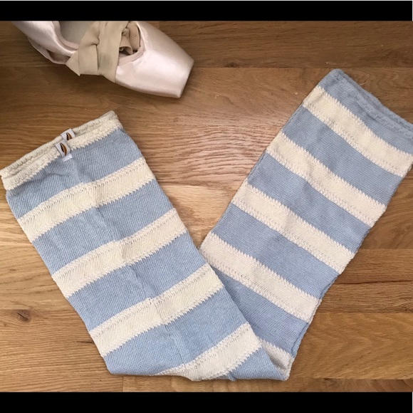 Rubiawear Other - Rubiawear Full Legwarmers - Baby Blue & White, M